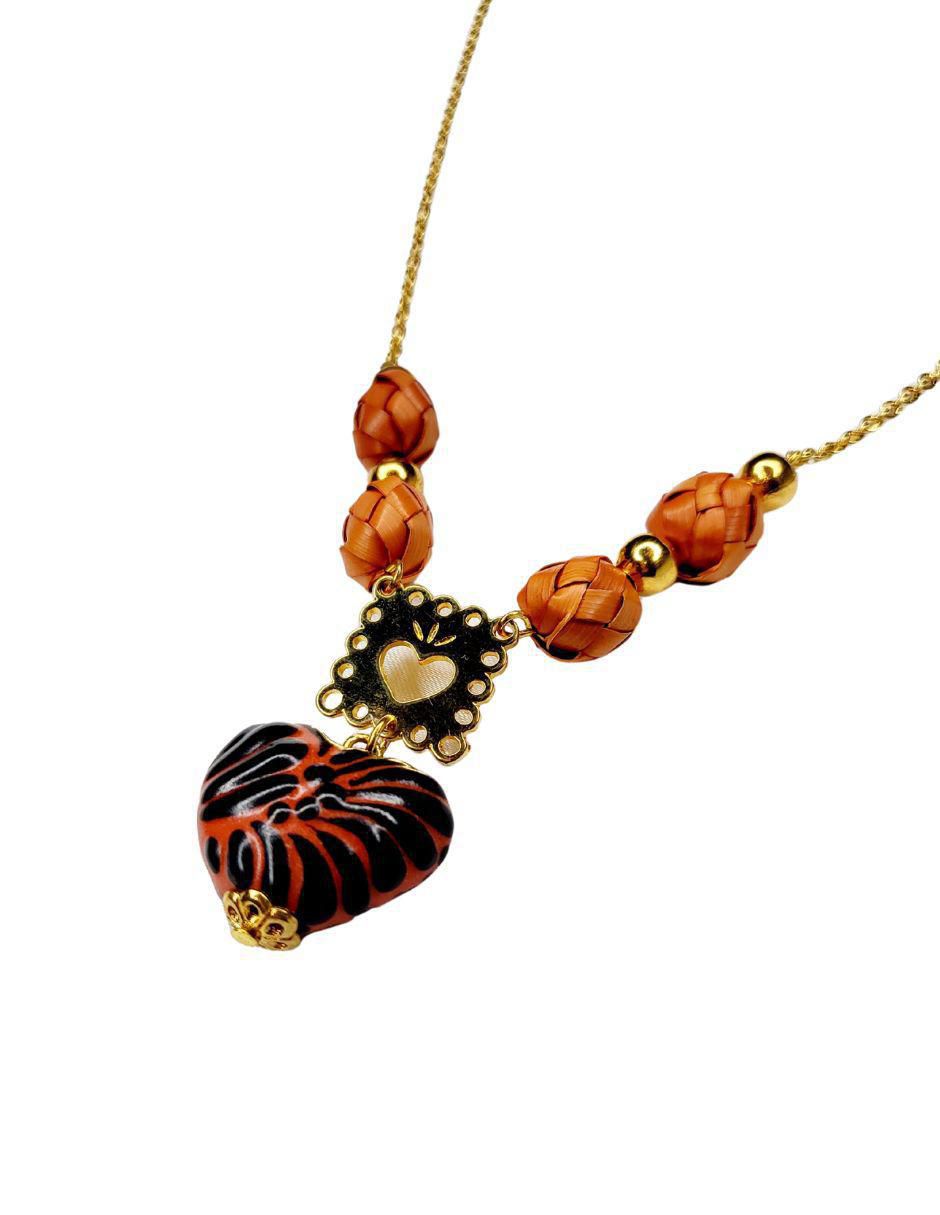 Collar de corazón Talavera 3