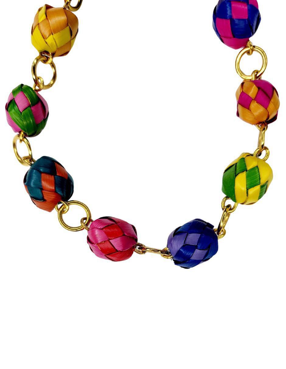 Pulsera Palma con acabado esmaltado
