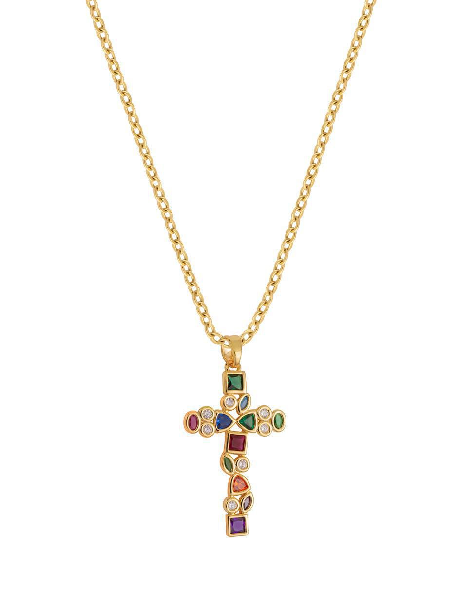 Collar cruz 18 K