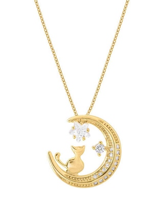 Collar de luna 18 K 1