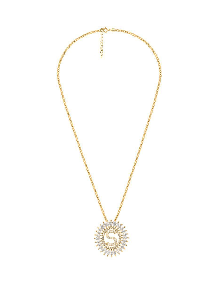 Collar letra s 18 K 2