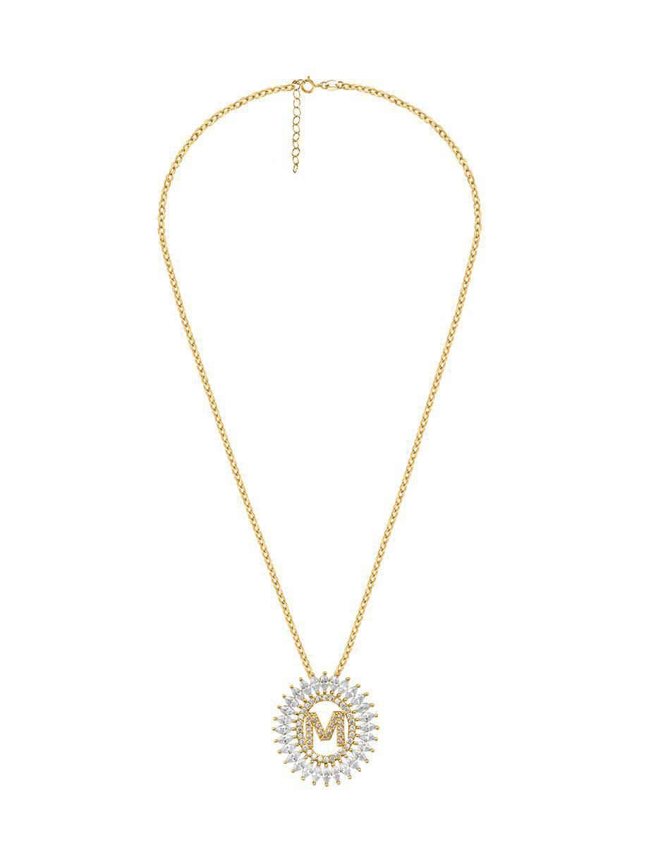Collar letra m 18 K 2