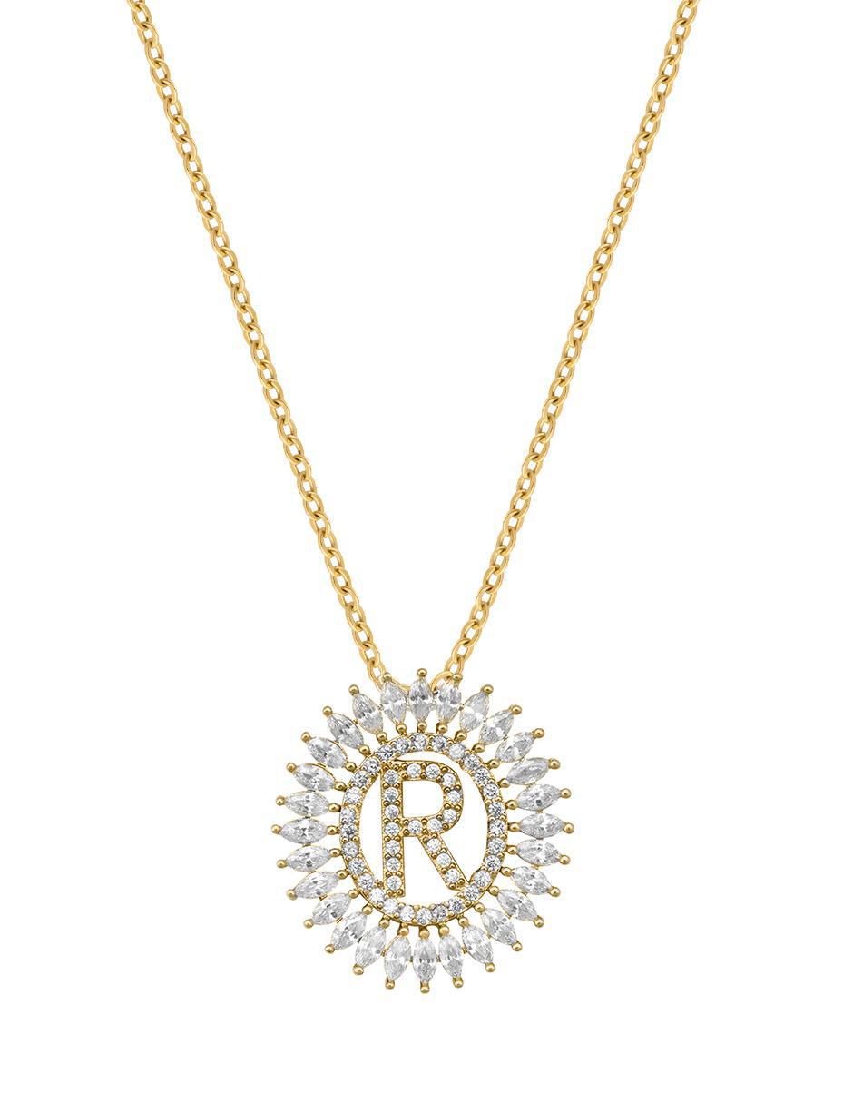 Collar letra r 18 K Collar letra r 18 K