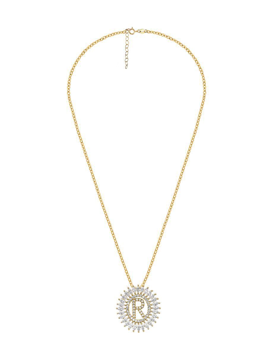 Collar letra r 18 K 2