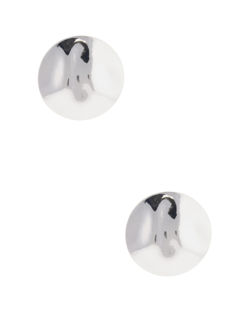 Aretes redondos con acabado brillante