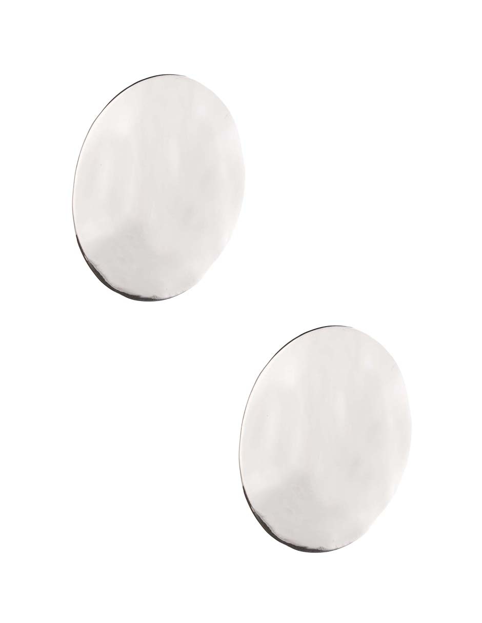 Aretes redondos con acabado brillante