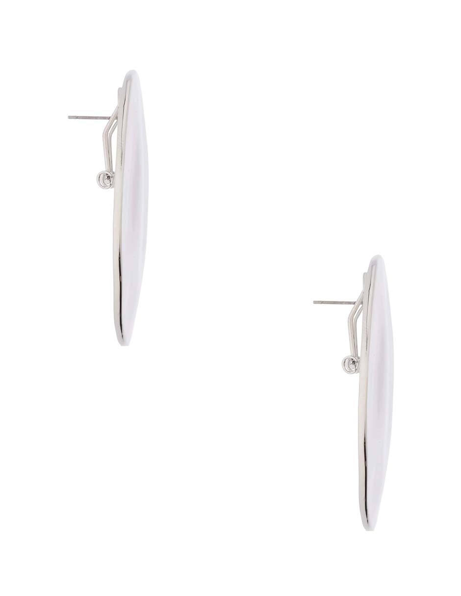 Aretes redondos con acabado brillante