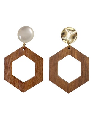 Aretes largos hexagonales 1
