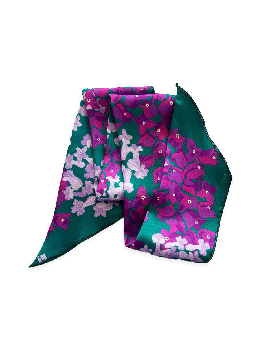 Mascada con estampado floral para mujer 5