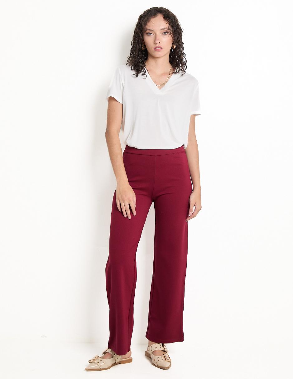 Playera manga corta Parfois cuello v para mujer