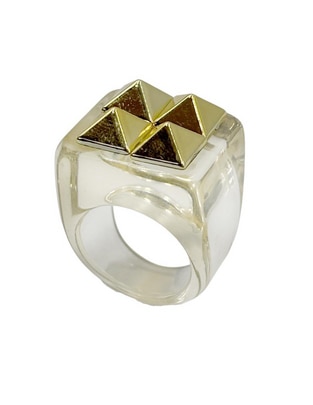 Anillo cuadrada liso