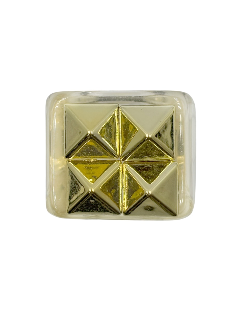 Anillo cuadrada liso 3