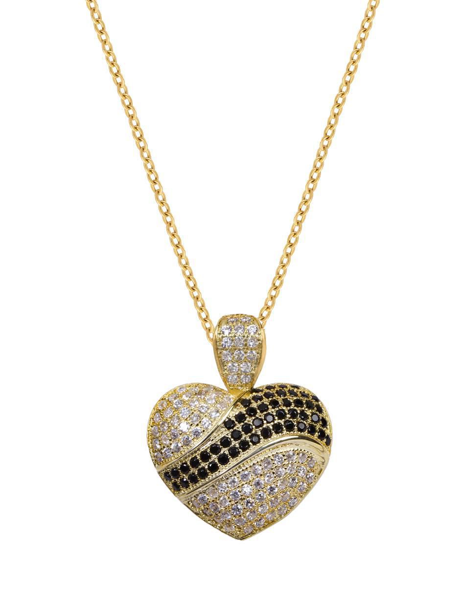 Collar con dije de corazón