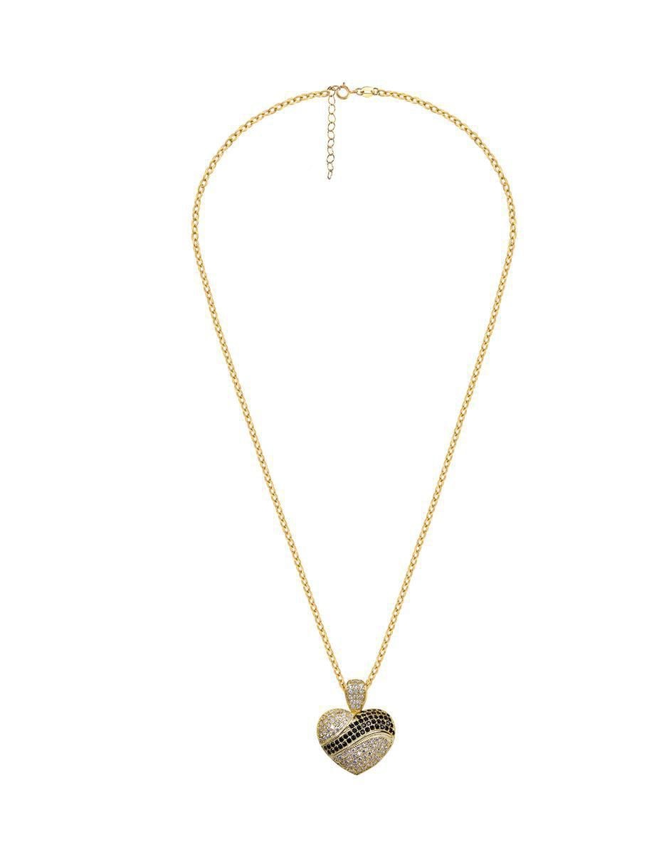 Collar con dije de corazón 2