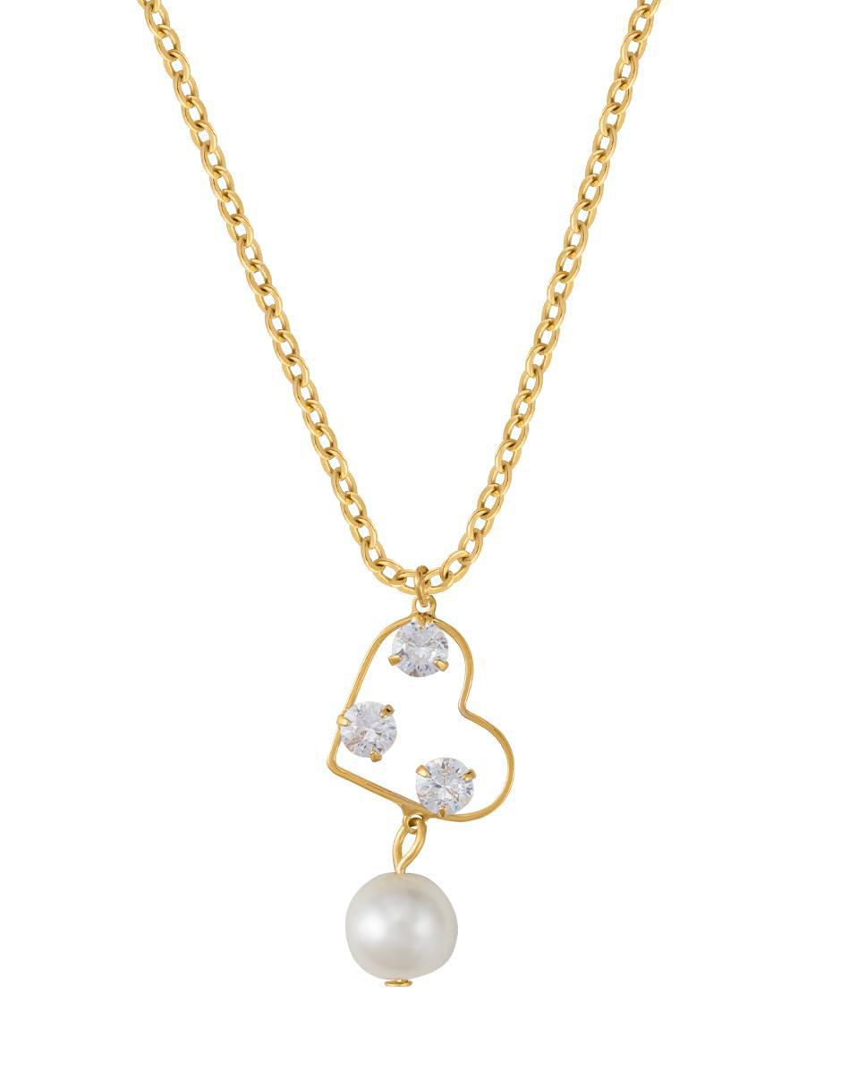Collar con dije de corazón