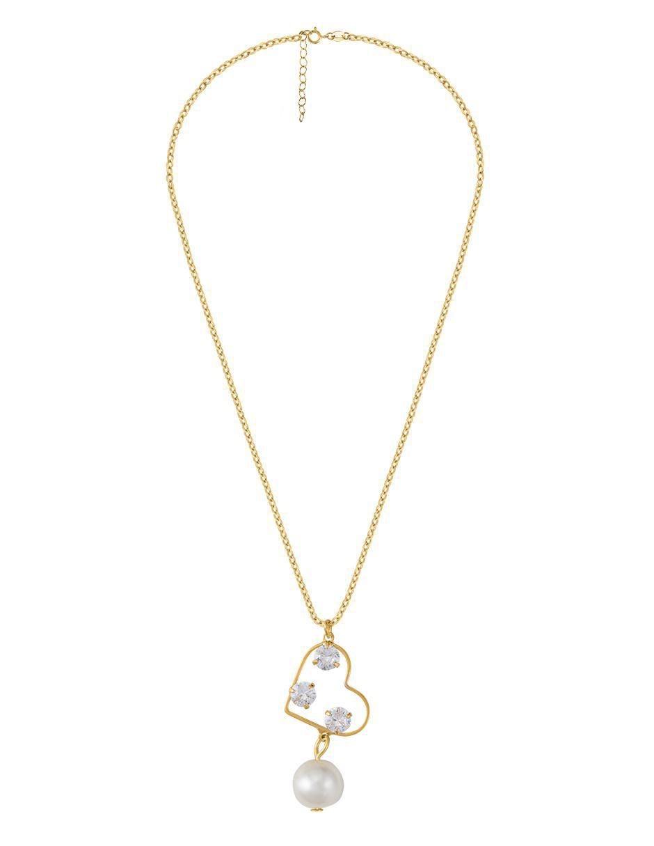Collar con dije de corazón 3