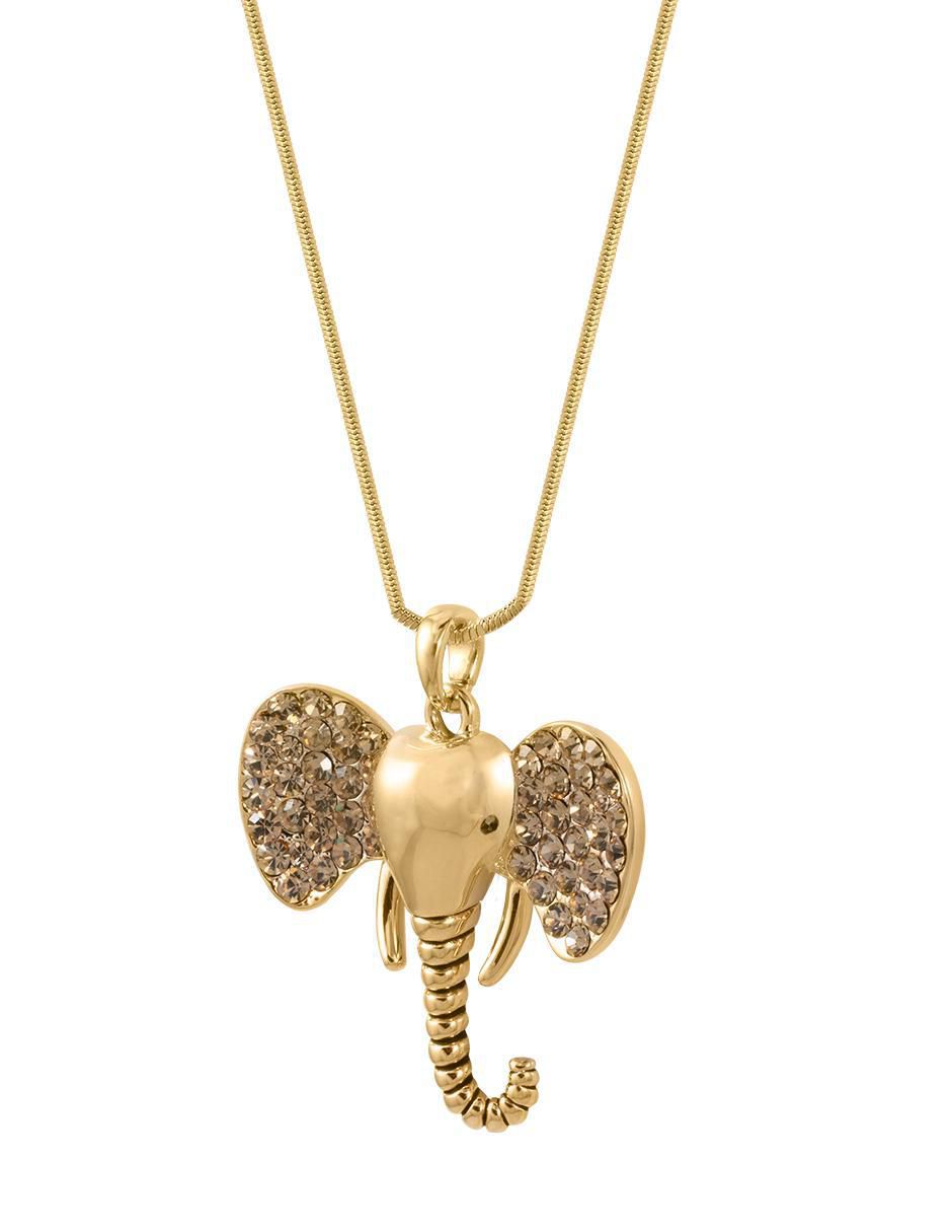 Collar con dije de elefante