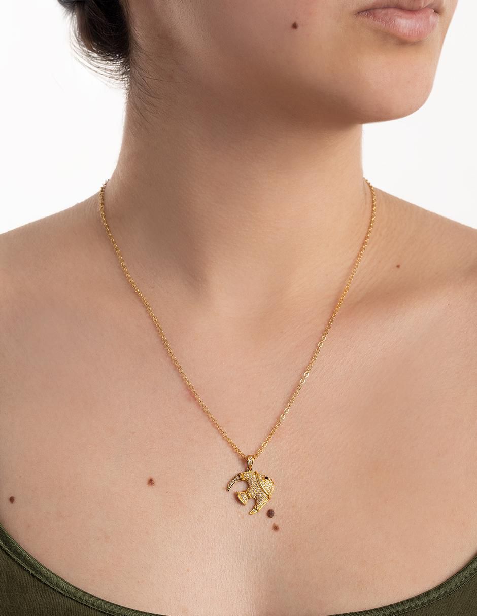 Collar con dije de peces 2
