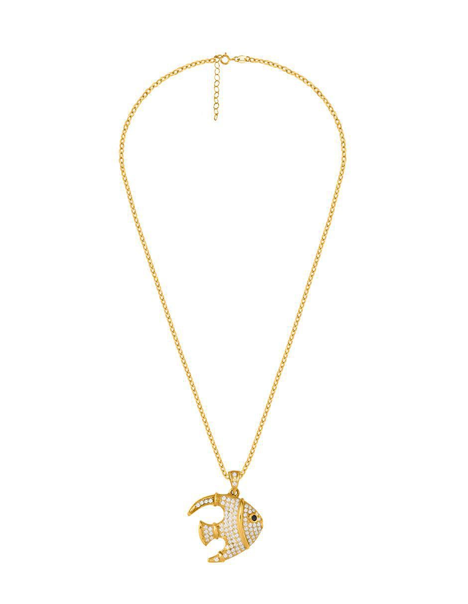 Collar con dije de peces 3