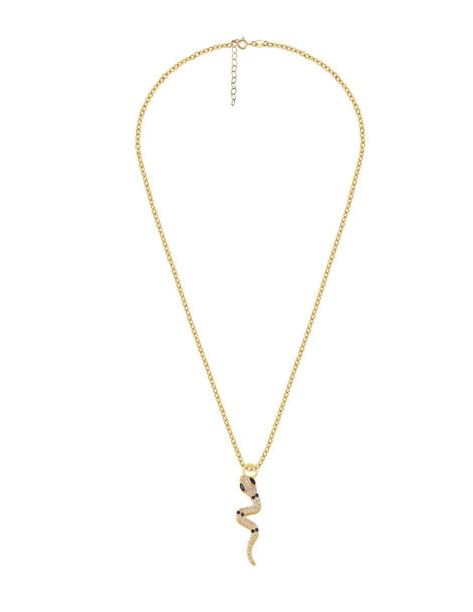 Collar con dije de serpiente 3