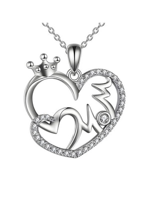 Collar corazón de plata P 925