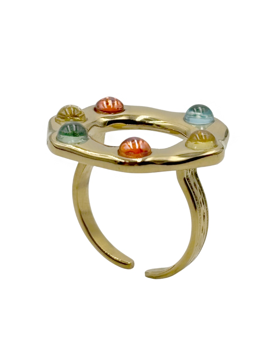 Anillo martillado 2