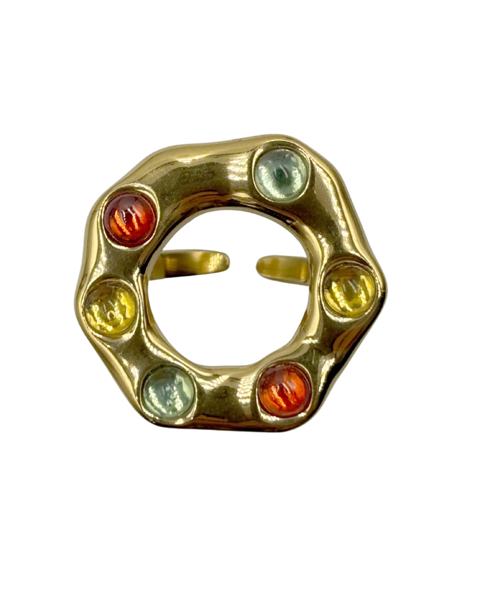 Anillo martillado 3