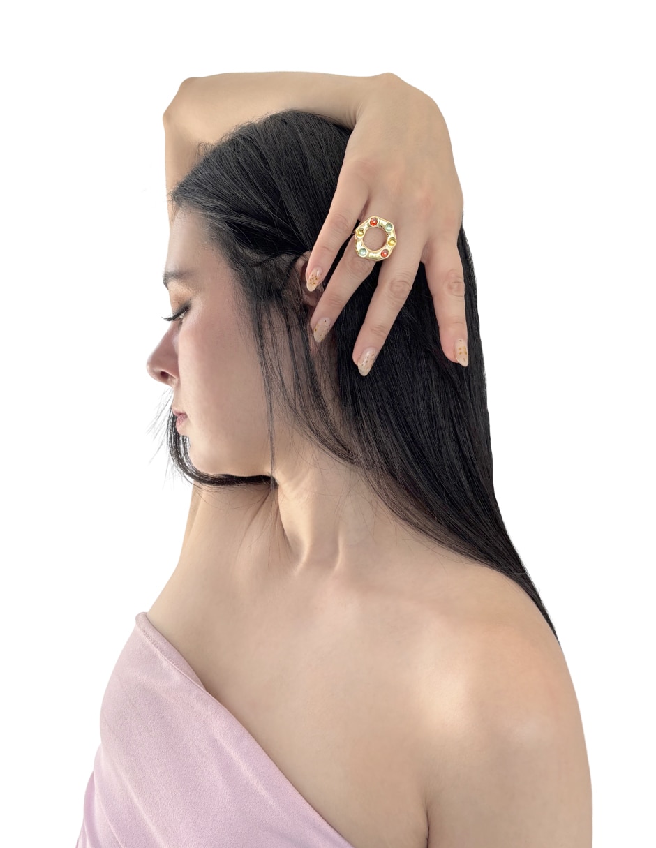 Anillo martillado 4