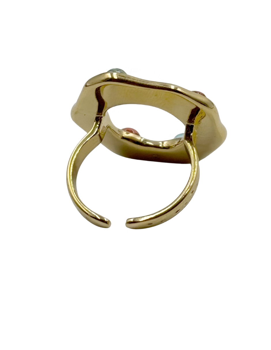 Anillo martillado 5