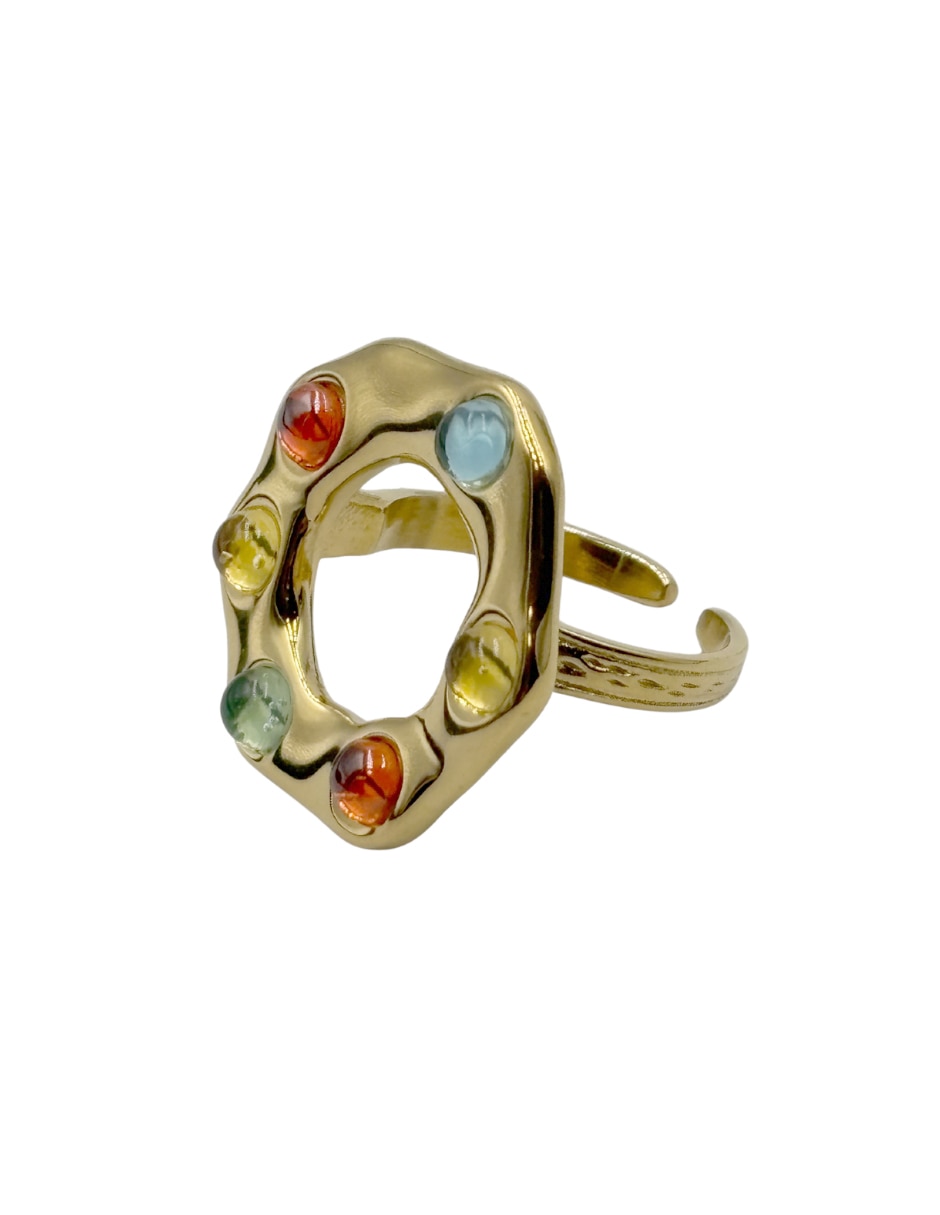 Anillo martillado 1