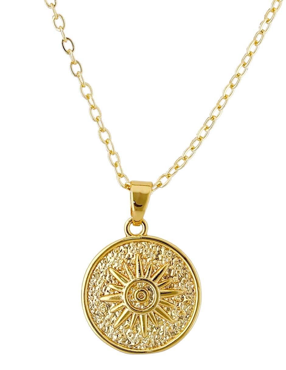 Collar con dije circular