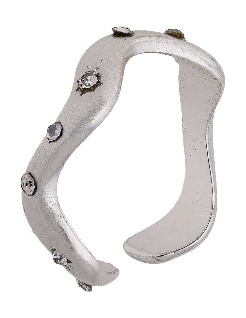 Anillo ondulado brillante
