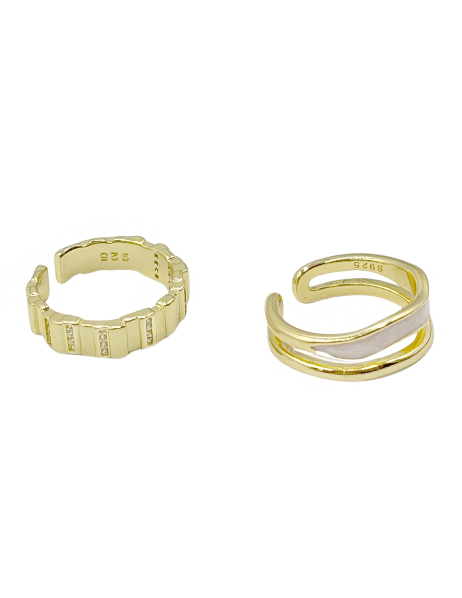 Set anillo brillante 5