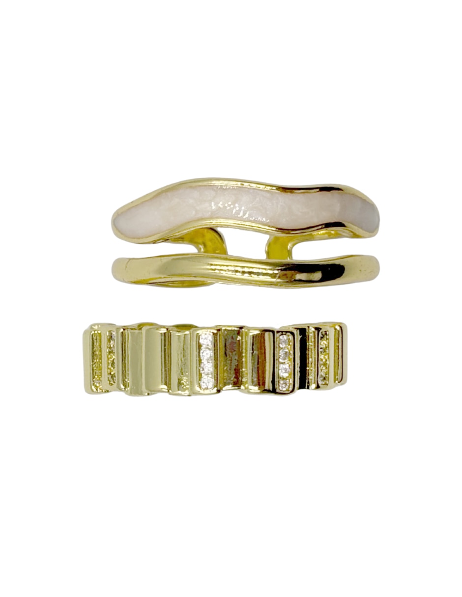 Set anillo brillante 4