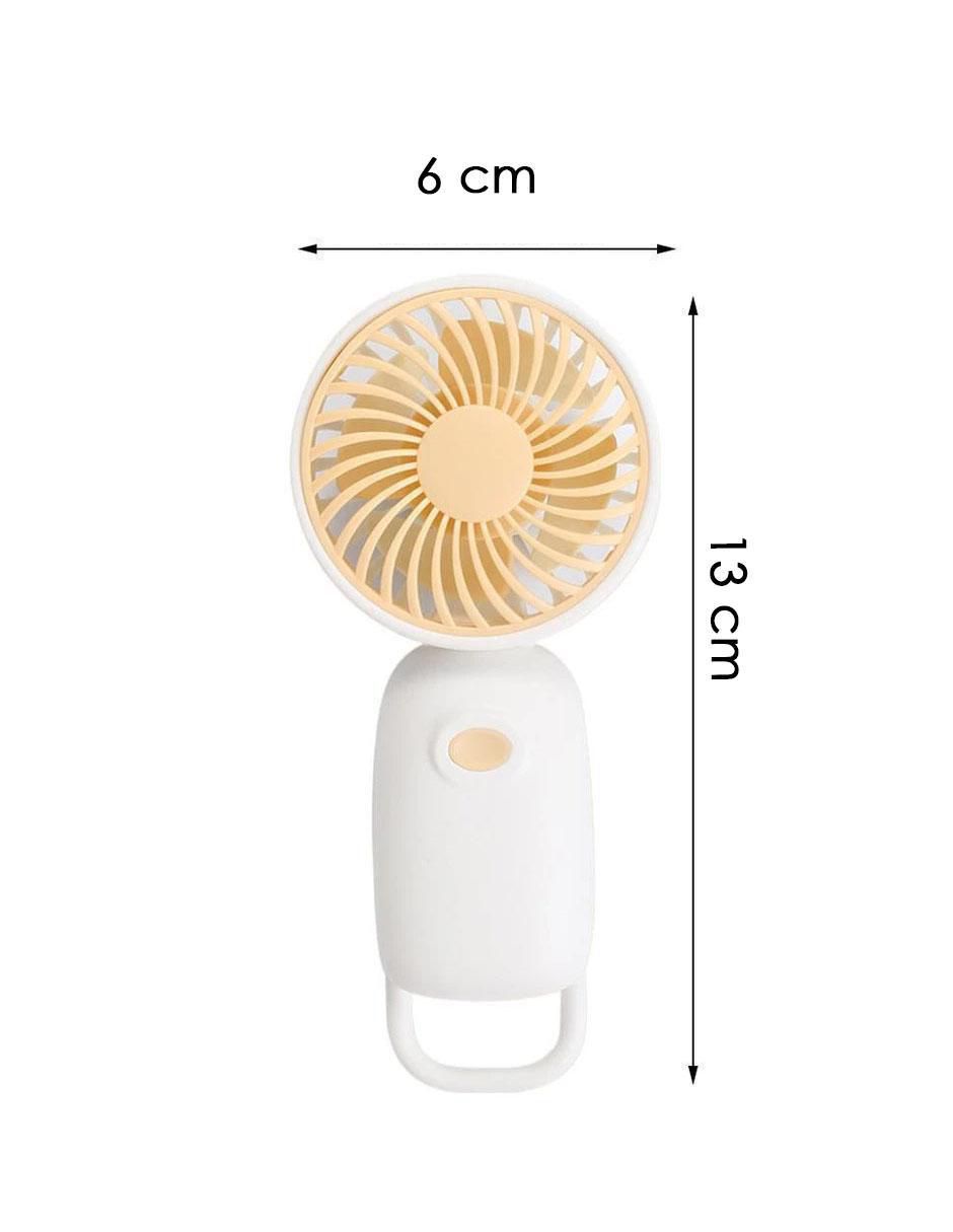 Mini ventilador 3 velocidades 4