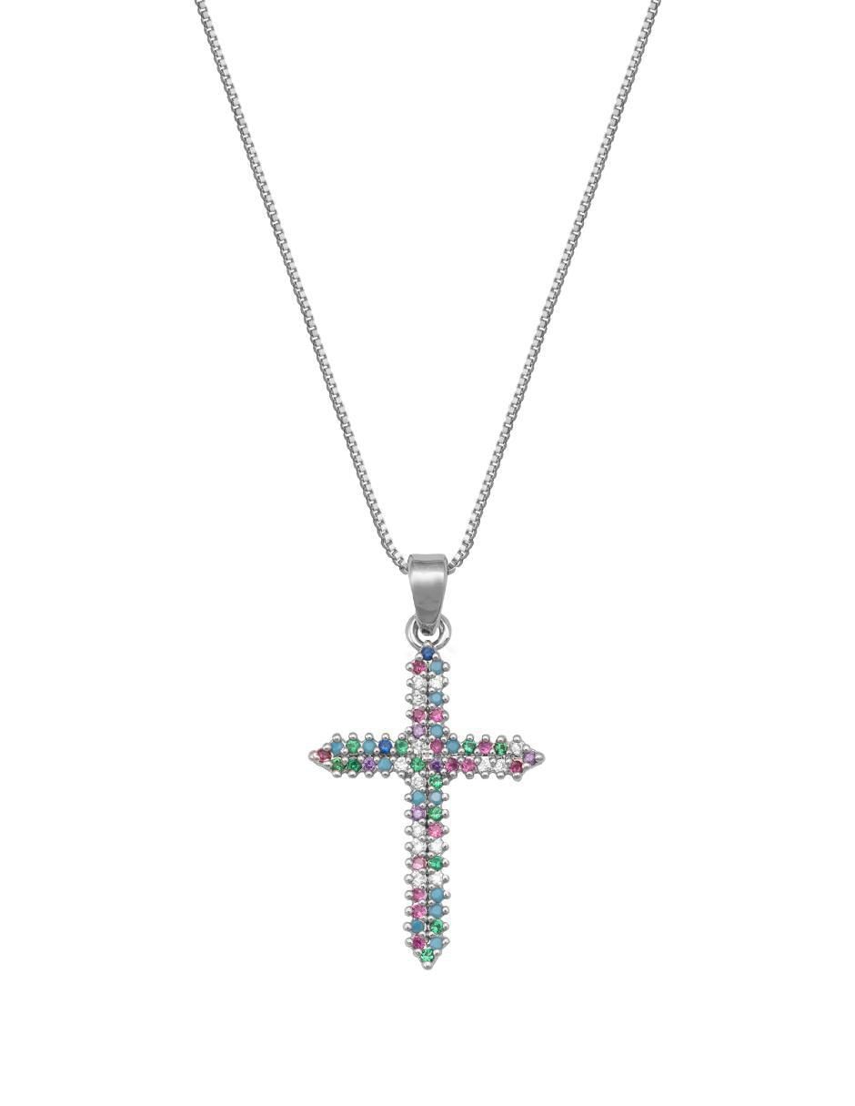 Collar con dije de cruz