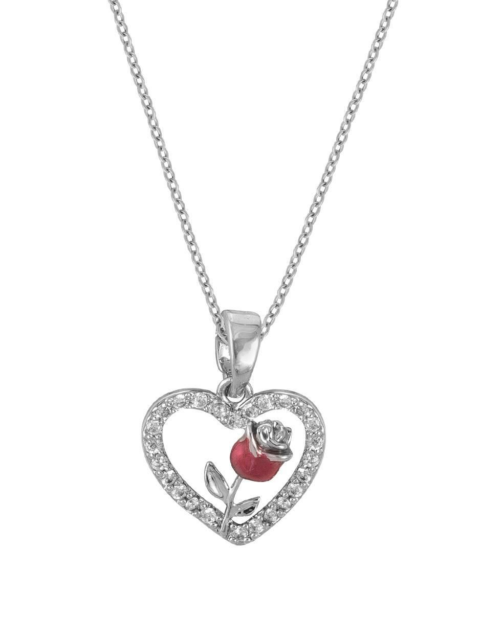 Collar con dije corazón Collar con dije corazón