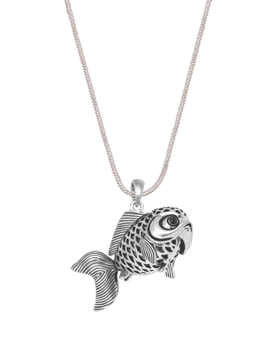 Collar con dije de peces