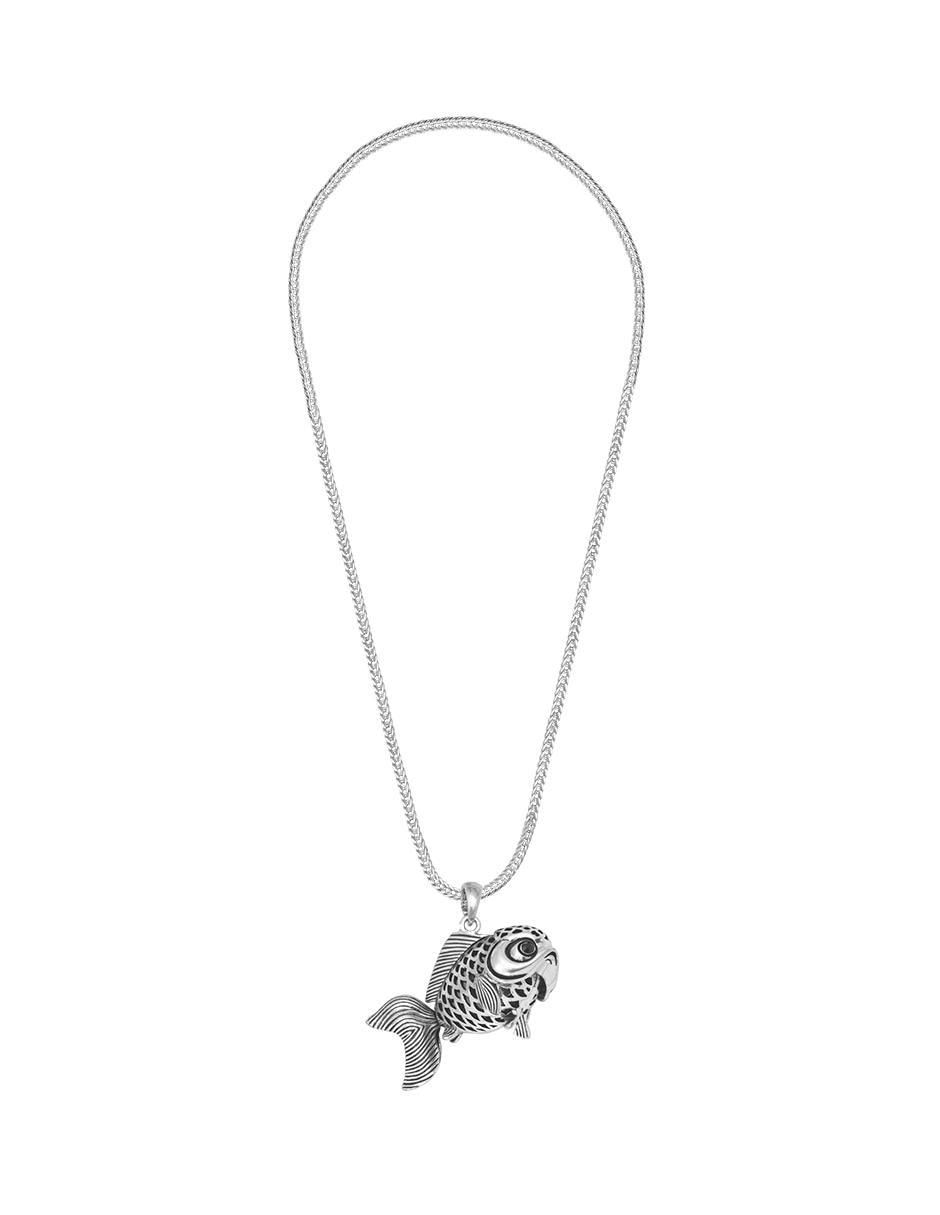 Collar con dije peces 3