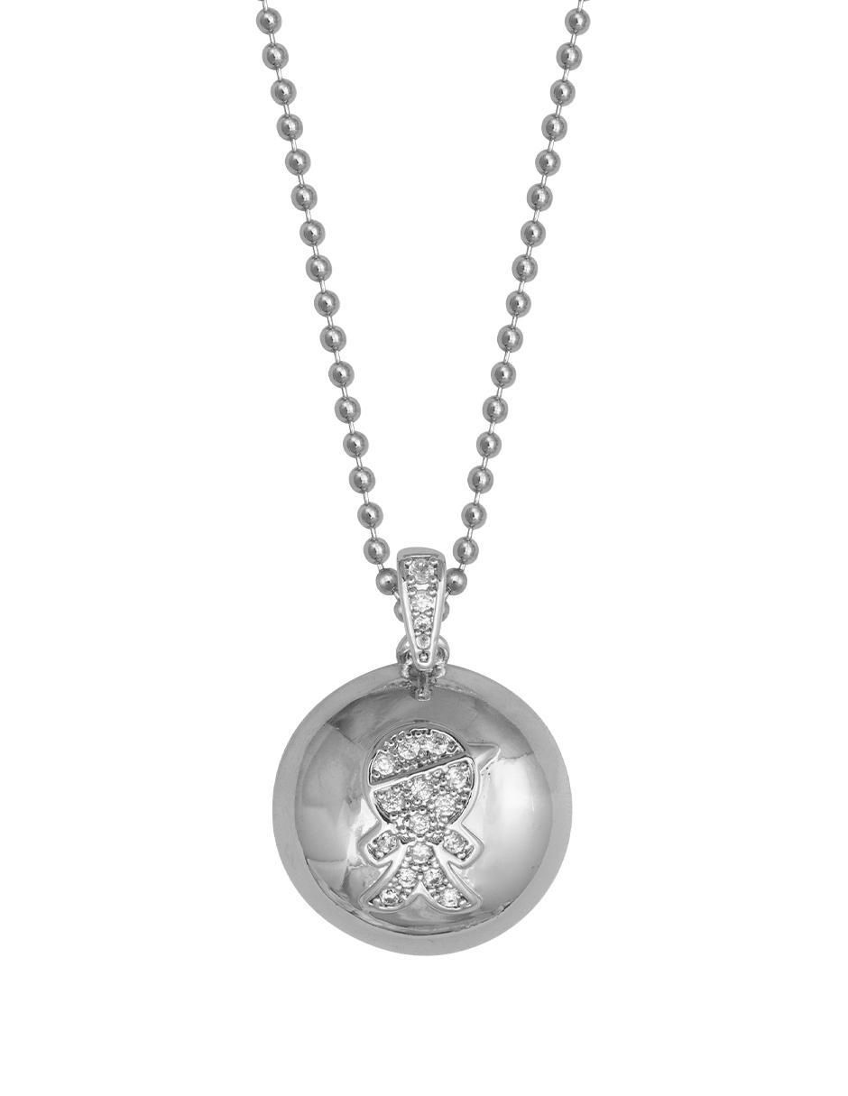Collar con dije circular