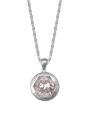 Collar con dije circular
