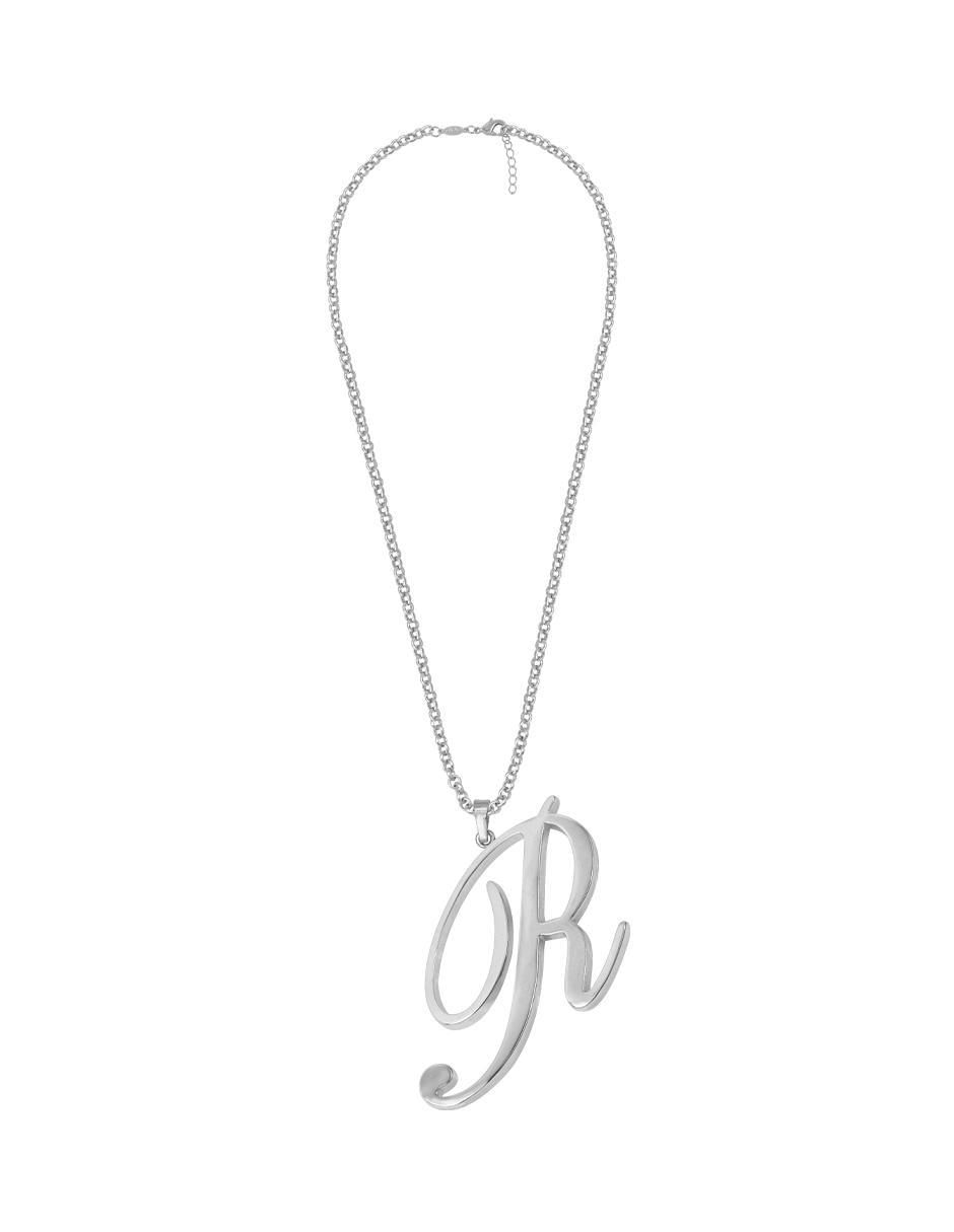 Collar con dije letra r 3