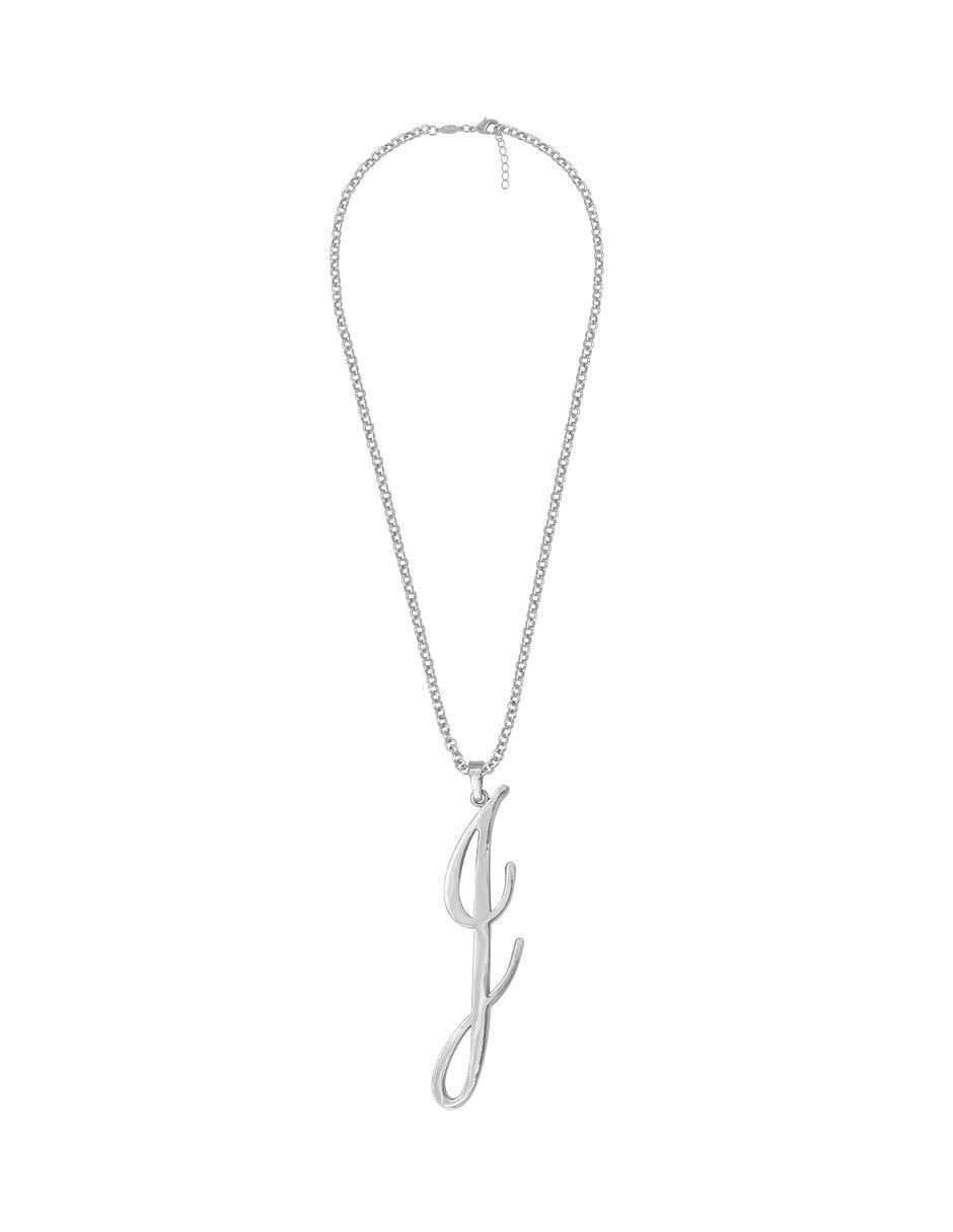 Collar con dije letra j 3