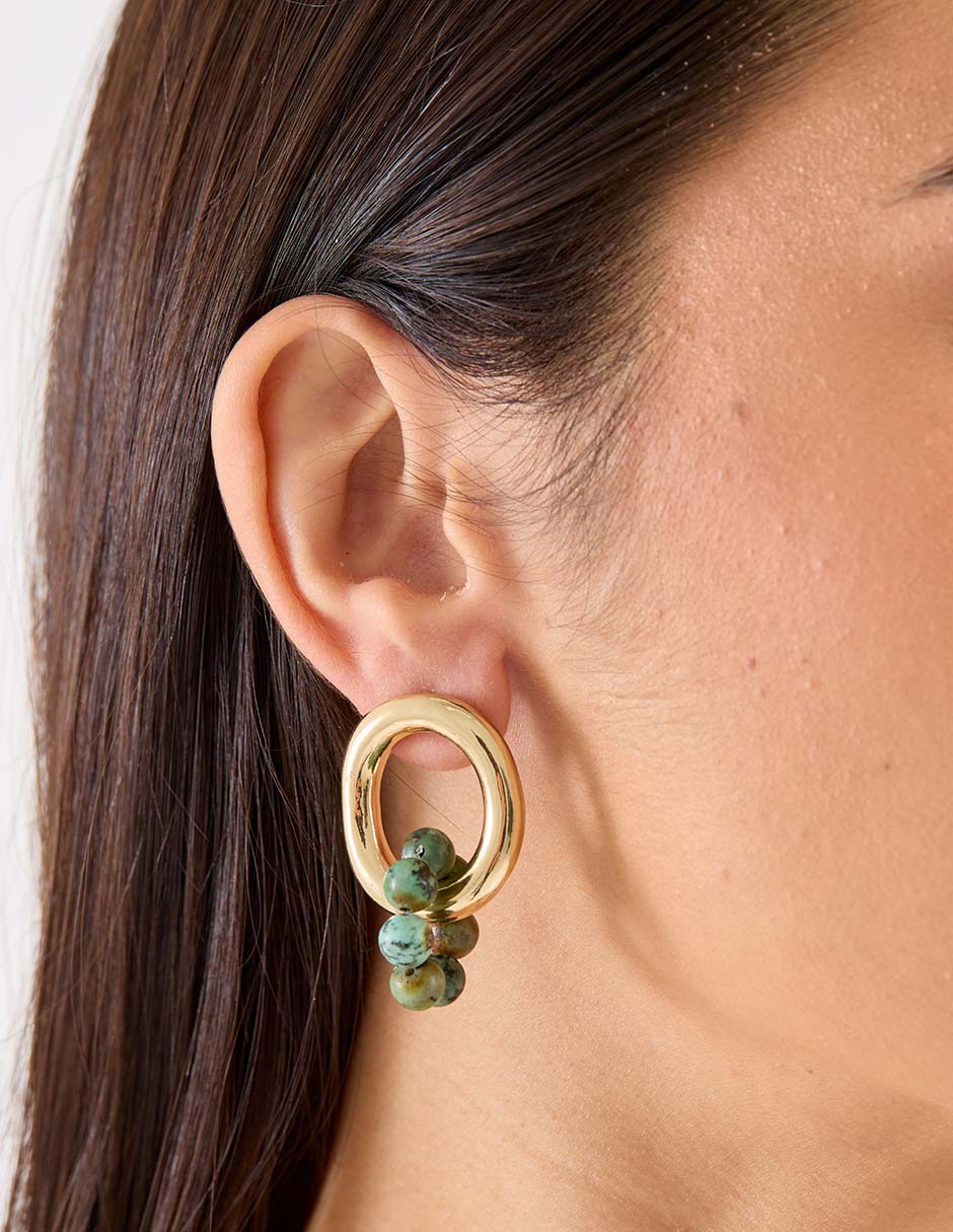Aretes Lieb con acabado brillante