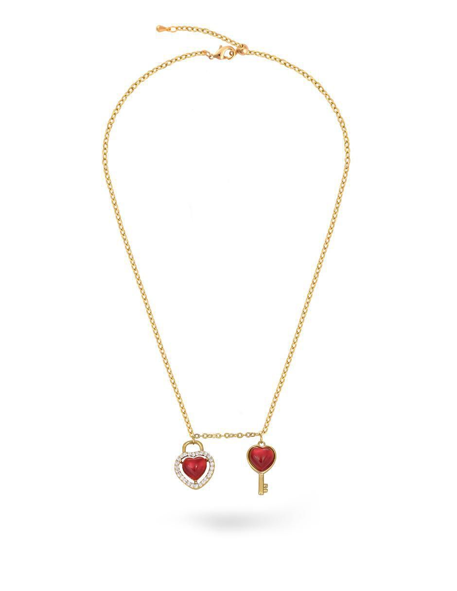 Collar corazón 18 K 2