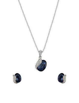 Aretes y collar cristal Aretes y collar cristal