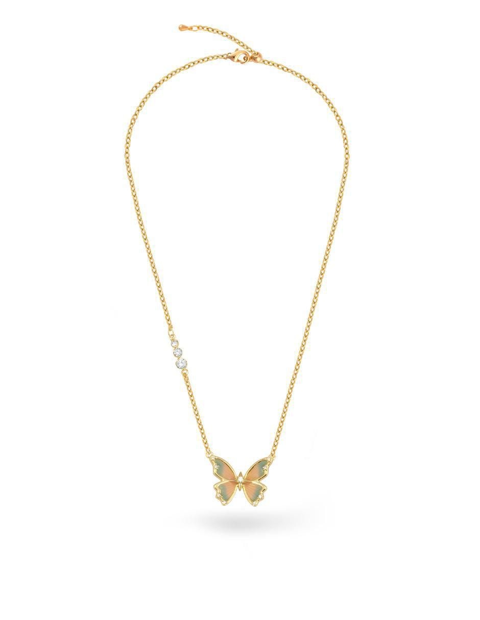 Collar mariposa 18 K 2