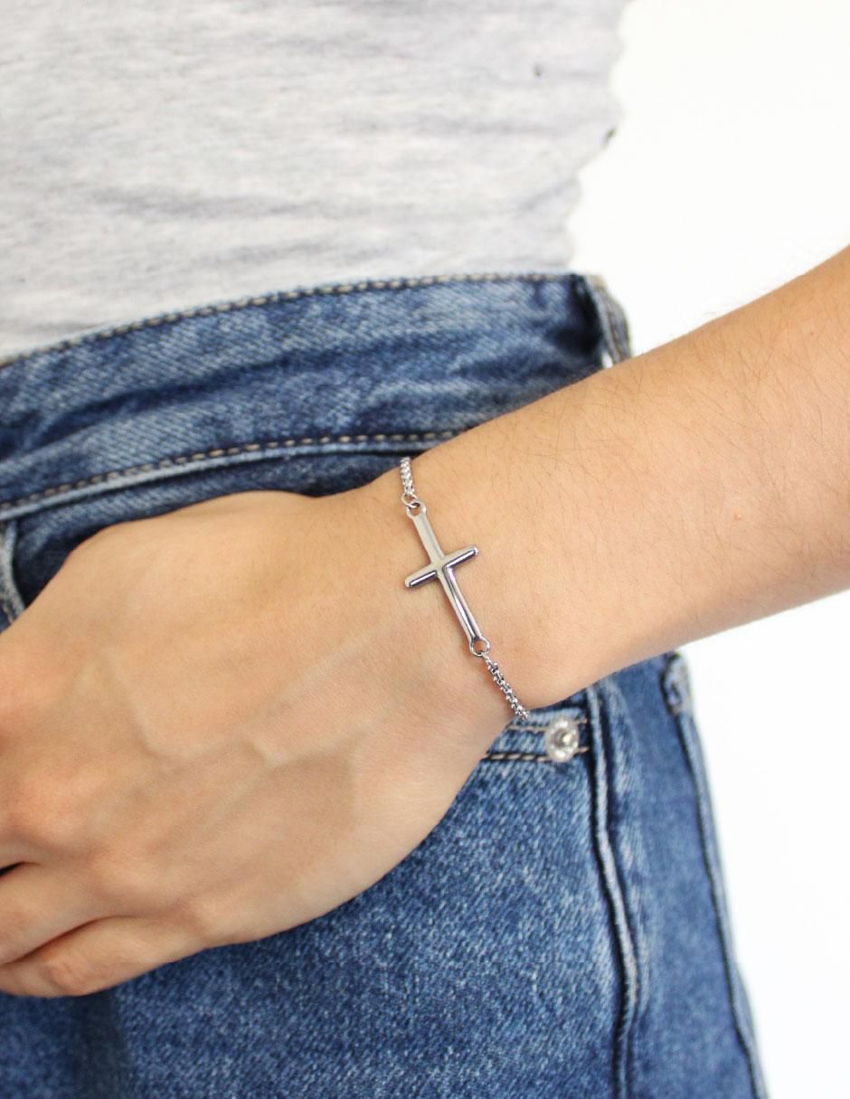 Pulsera Católica acabado brillante