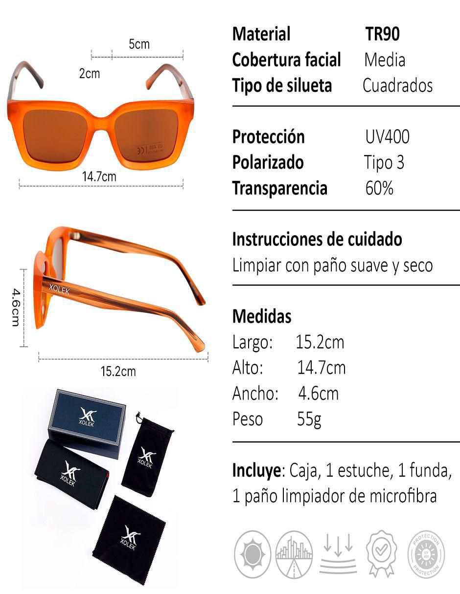 Lentes de sol XO-122-C unisex 6