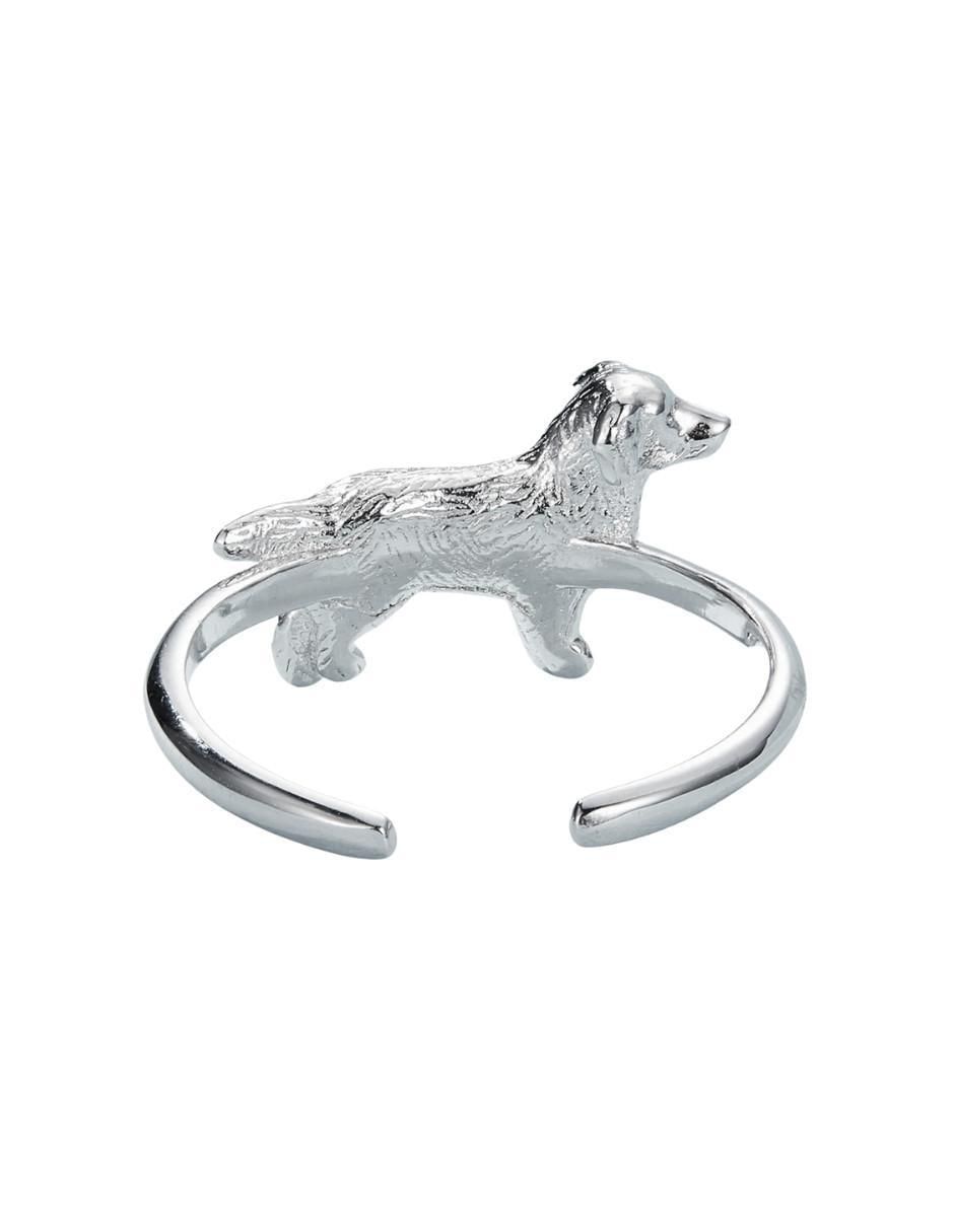 Anillo de perro Perros P 925 de plata pulido